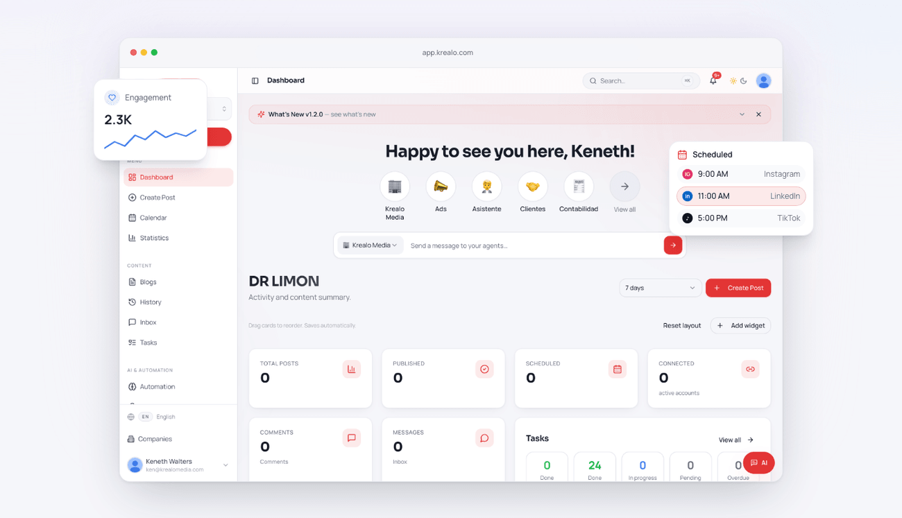 Krealo Publisher — product screenshot